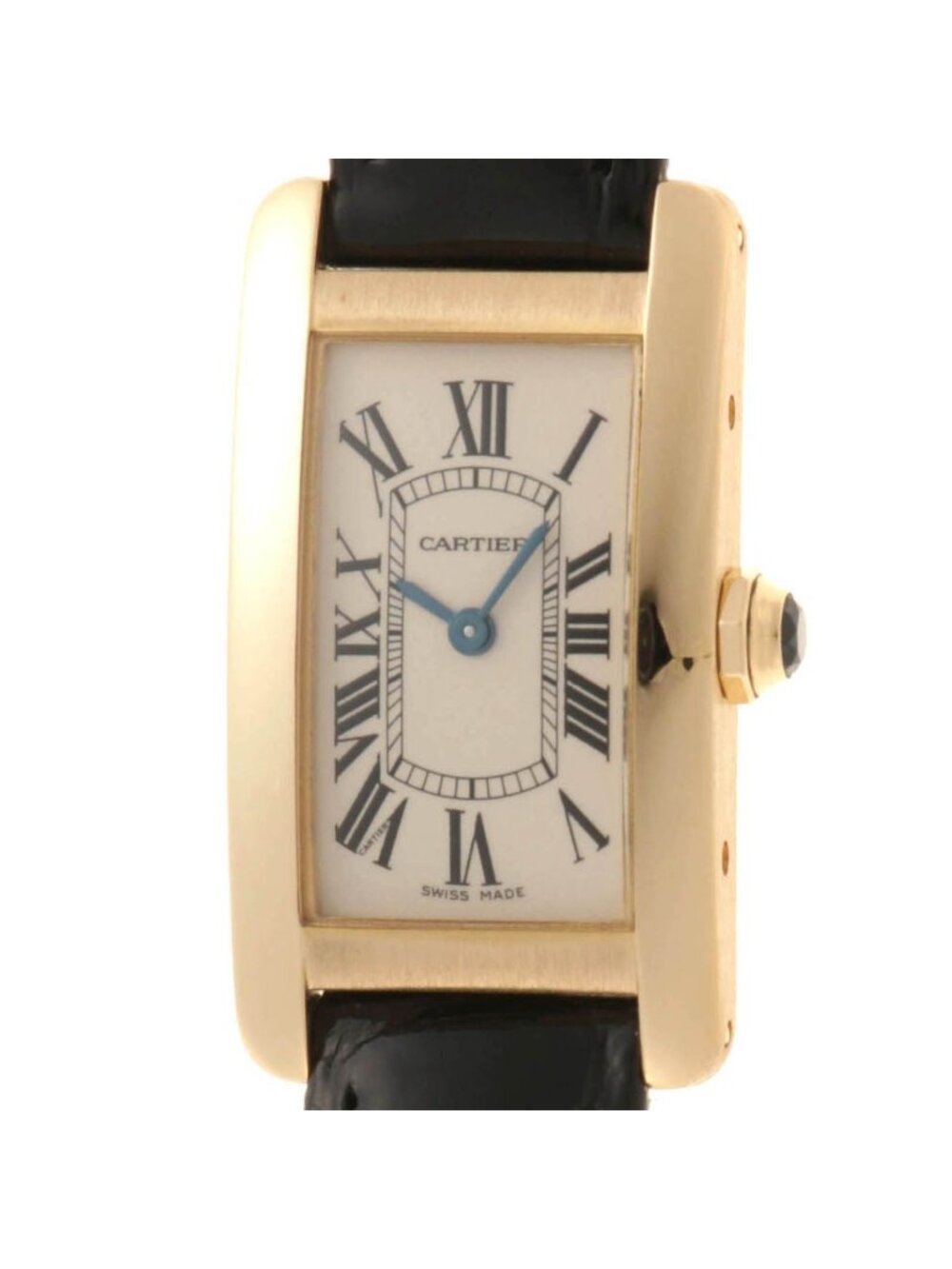 Cartier Tank Americanine SM Watch 18k Yellow Gold 18k Ivory